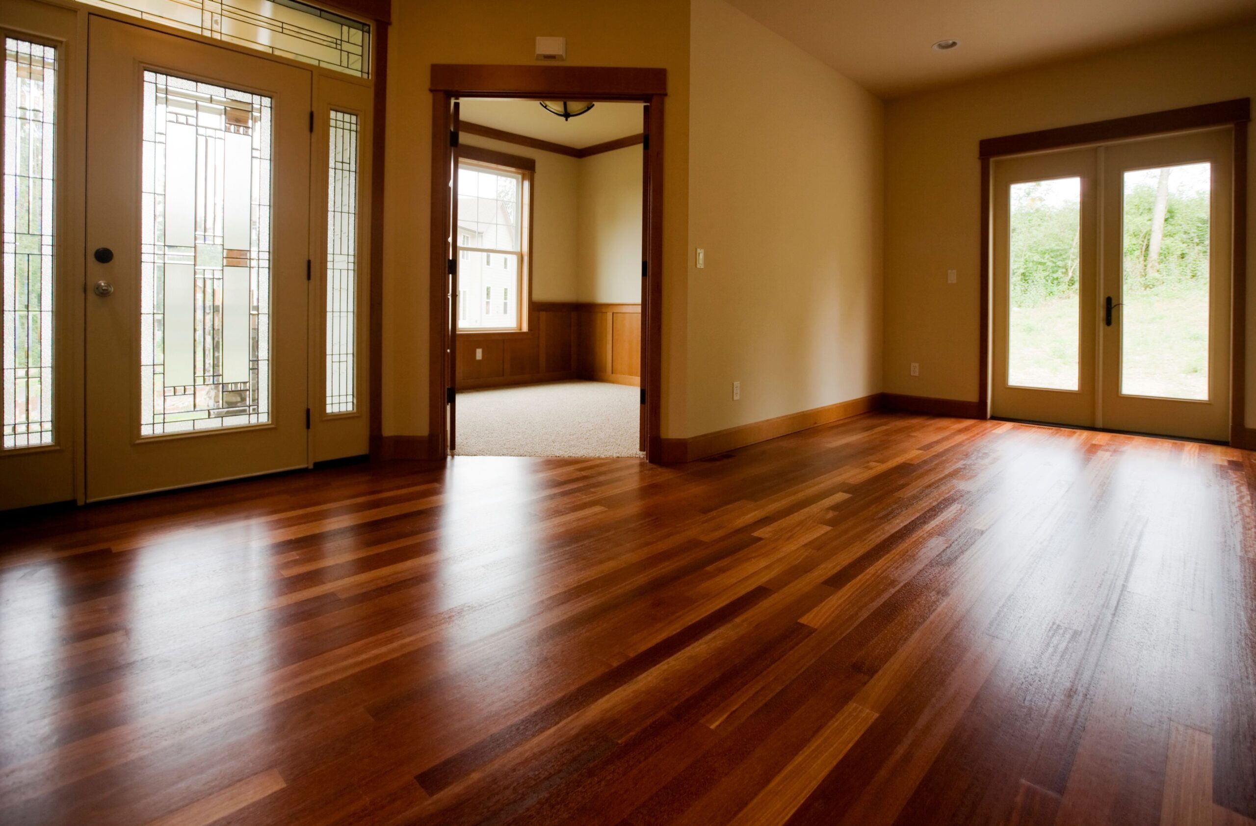 Elegant hardwood flooring